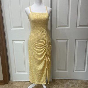 Hollister Yellow Midi Dress